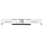 Extendable TV Cabinet Entertainment Unit Stand White
