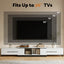 Extendable TV Cabinet Entertainment Unit Stand White