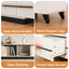 Extendable TV Cabinet Entertainment Unit Stand White