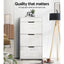 2x Shoe Cabinet Organiser 3 Flip Drawer High Gloss White