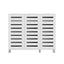Artiss Shoe Rack Cabinet 30 Pairs Adjustable Shelf White