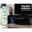 Entertainment Unit TV Cabinet LED 130cm Black Elo
