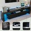Entertainment Unit TV Cabinet LED 189cm Black Elo