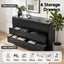 6 Chest of Drawers Lowboy Black