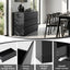 6 Chest of Drawers Lowboy Black