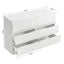 6 Chest of Drawers Lowboy White