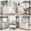 6 Chest of Drawers Lowboy White