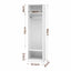 Artiss 2X Wardrobe Clothes Closet Storage Organiser Shelf White
