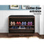 Artiss Shoe Rack Cabinet Bench15 Pairs Walnut Kyla