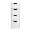 Artiss 4 Chest of Drawers - LEESA White