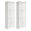 2x Buffet Sideboard Pantry Cabinet Cupboard 6-Tiers Storage Shelves BERNE