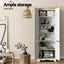 2x Buffet Sideboard Pantry Cabinet Cupboard 6-Tiers Storage Shelves BERNE