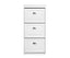 Artiss Shoe Cabinet 18 Pairs 3-tier White Sena