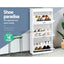 2x Shoe Cabinet Storage Organiser 3 Flip Drawer White