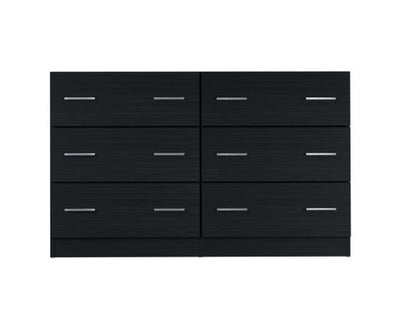 Artiss 6 Chest of Drawers - VEDA Black