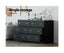 Artiss 6 Chest of Drawers - VEDA Black