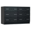 Artiss 6 Chest of Drawers - VEDA Black
