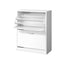 2x Shoe Cabinet Storage Organiser 2 Flip Drawer White