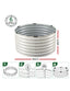 Green Fingers Round Metal Raised Garden Bed 90x45cm Planter Box White