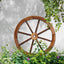 Gardeon Garden Decor Outdoor Ornament Wooden Wagon Wheel