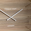 Thomas Kent Harley Wall Clock Light Cedar