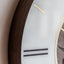 Thomas Kent Cogger Wall Clock Dark Walnut