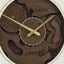 Thomas Kent Cogger Wall Clock Dark Walnut