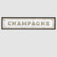 Champagne Mirror 22 X 97cm