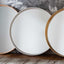 Harvey Round Mirror White