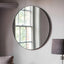 Bowie Round Mirror Black
