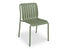 Roku Outdoor Dining Chair in Matt Eucalyptus Green - No Cushion