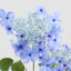 Lace cap Hydrangea Spray 70cm Blue