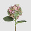 Hydrangea Large Stem With Leaves 75cm Light Pink