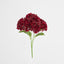 Real Touch Hydrangea 5 Head Bunch Burgundy