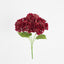 Real Touch Hydrangea 5 Head Bunch Burgundy
