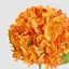 Hydrangea Flower Stem 48cm Orange