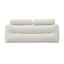 Giselle wedge pillow headboard with non-flattening shredded foam core, perfect for dorm reading or sofa lap desk, 330g corduroy cover, side pockets, Queen
