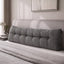 Giselle Headboard Pillow for Sitting in Bed, Upgraded Shredded Foam Reading Wedge Cushion for Lumbar Support, 320g Corduroy Backrest with Side Pockets for Dorm Daybed, King