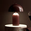 Mushroom Table Lamp Cabernet