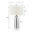 Callisto Table Lamp Chrome