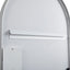 Luna 160cm Standing Arch Front Illuminated Mirror Silver