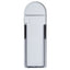 Luna 160cm Standing Arch Front Illuminated Mirror Silver