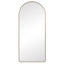 Luna 180cm Arch Front Illuminated Mirror Gold