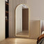 Luna 180cm Arch Front Illuminated Mirror Gold