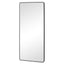 Luna 180cm Rectangle Front Illuminated Mirror Black
