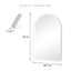 Front Illuminated 90cm LED Arch Mirror