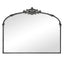 Florence 100cm Baroque Mirror Black