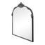 Florence 100cm Baroque Mirror Black