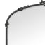 Florence 100cm Baroque Mirror Black
