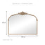 Florence 100cm Baroque Mirror Gold
